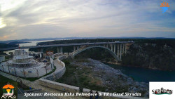 Skradin, řeka Krka, most A1