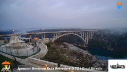 Skradin, řeka Krka, most A1