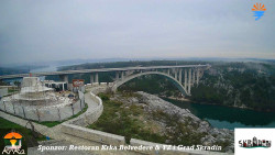 Skradin, řeka Krka, most A1
