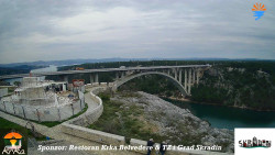 Skradin, řeka Krka, most A1