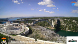 Skradin, řeka Krka, most A1