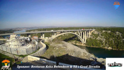 Skradin, řeka Krka, most A1