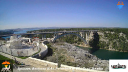 Skradin, řeka Krka, most A1