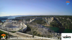 Skradin, řeka Krka, most A1