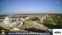 Skradin, řeka Krka, most A1