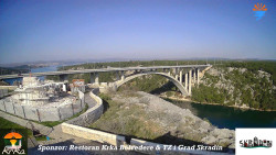 Skradin, řeka Krka, most A1