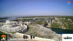 Skradin, řeka Krka, most A1