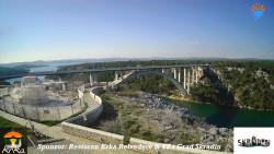 Skradin, řeka Krka, most A1