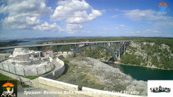 Skradin, řeka Krka, most A1