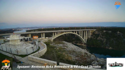 Skradin, řeka Krka, most A1