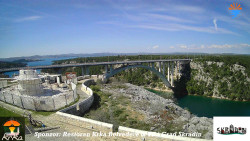 Skradin, řeka Krka, most A1