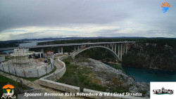 Skradin, řeka Krka, most A1