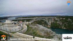 Skradin, řeka Krka, most A1