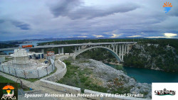 Skradin, řeka Krka, most A1