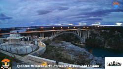 Skradin, řeka Krka, most A1