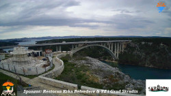 Skradin, řeka Krka, most A1