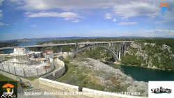 Skradin, řeka Krka, most A1