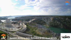 Skradin, řeka Krka, most A1