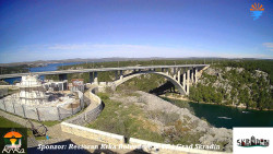 Skradin, řeka Krka, most A1