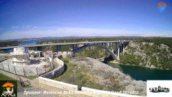 Skradin, řeka Krka, most A1