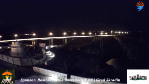 Městečko Skradin - Skradin, řeka Krka, most A1 - 31.3.2026 v 00:45 Městečko Skradin - Skradin, řeka Krka, most A1 - 31.3.2026 v 00:45
