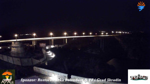 Městečko Skradin - Skradin, řeka Krka, most A1 - 31.3.2026 v 01:45 Městečko Skradin - Skradin, řeka Krka, most A1 - 31.3.2026 v 01:45