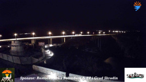 Městečko Skradin - Skradin, řeka Krka, most A1 - 31.3.2026 v 02:45 Městečko Skradin - Skradin, řeka Krka, most A1 - 31.3.2026 v 02:45