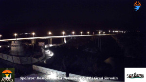 Městečko Skradin - Skradin, řeka Krka, most A1 - 31.3.2026 v 04:45 Městečko Skradin - Skradin, řeka Krka, most A1 - 31.3.2026 v 04:45