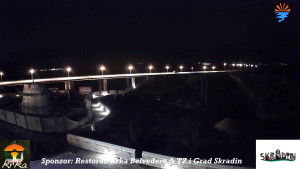Městečko Skradin - Skradin, řeka Krka, most A1 - 31.3.2026 v 05:15