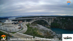 Skradin, řeka Krka, most A1