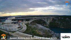 Skradin, řeka Krka, most A1