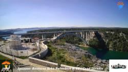 Skradin, řeka Krka, most A1