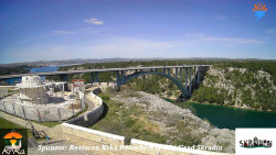 Skradin, řeka Krka, most A1