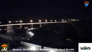 Městečko Skradin - Skradin, řeka Krka, most A1 - 6.4.2026 v 01:45