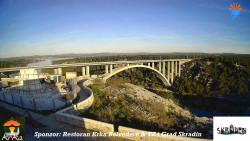 Skradin, řeka Krka, most A1