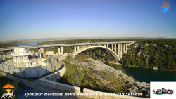 Skradin, řeka Krka, most A1