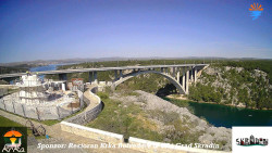 Skradin, řeka Krka, most A1