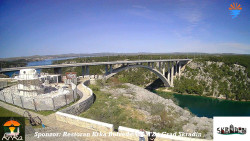 Skradin, řeka Krka, most A1