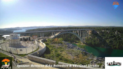 Skradin, řeka Krka, most A1