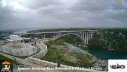 Skradin, řeka Krka, most A1