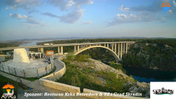 Skradin, řeka Krka, most A1