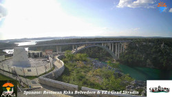 Skradin, řeka Krka, most A1