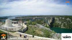 Skradin, řeka Krka, most A1