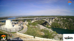 Skradin, řeka Krka, most A1