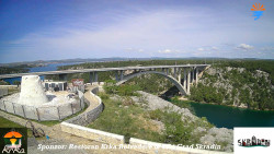 Skradin, řeka Krka, most A1