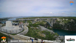 Skradin, řeka Krka, most A1