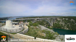 Skradin, řeka Krka, most A1