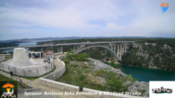 Skradin, řeka Krka, most A1