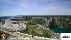 Skradin, řeka Krka, most A1