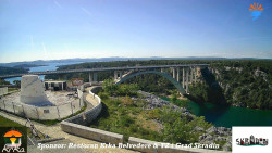 Skradin, řeka Krka, most A1